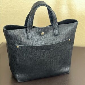 Portland Leather “Mini Tote” with Snap Closure
